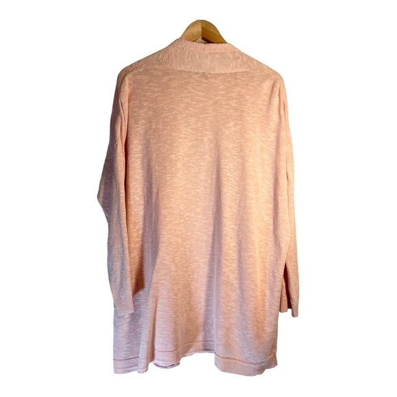 Eileen Fisher High Collar Linen Blend Cardigan - Picture 6 of 7